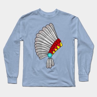 Indian Headdress Long Sleeve T-Shirt